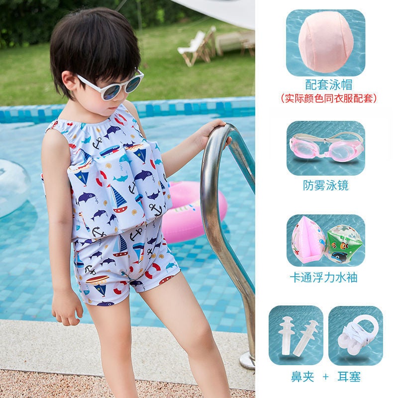 Children'S Swimsuit Baby One-Piece Swimsuit Girl Baby Baby Quick-Drying Cute Boy Girl Swimsuit Summer - Image 1